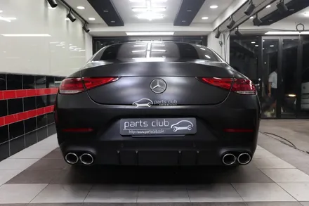 [파츠클럽] 벤츠 C257 CLS400d CLS53 AMG 뒷범퍼 바디킷 GT 세로그릴 교체 / 서울 양천