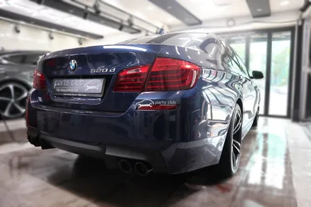 [파츠클럽] BMW 520d 듀얼배기 M5 룩 디퓨져 교체 / 서울 양천