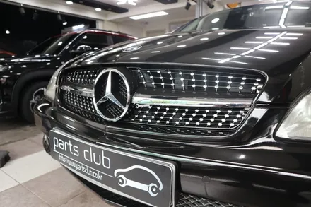 [파츠클럽] 벤츠 W219 CLS350 유광블랙 전체랩핑 다이아몬드 그릴 교체 / 서울 양천