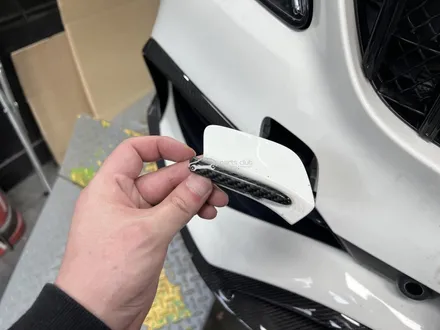 벤츠 W176 A45 AMG 앞범퍼 카본 카나드윙 교체 / 서울 양천