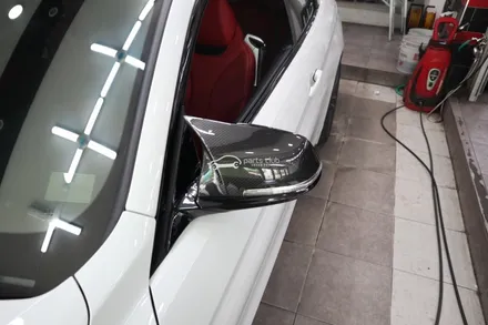 [파츠클럽] BMW F33 430i 컨버터블 카본 프론트립 사이드미러커버 교체 튜닝 / 서울 양천