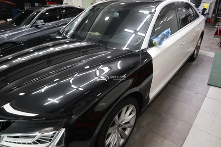 아우디 A8L 60TDI 사고수리 전체랩핑 휠복원 한곳에서 해결 / 서울 양천