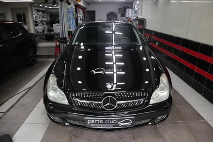 [파츠클럽] 벤츠 W219 CLS350 유광블랙 전체랩핑 다이아몬드 그릴 교체 / 서울 양천
