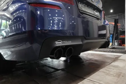 [파츠클럽] BMW 520d 듀얼배기 M5 룩 디퓨져 교체 / 서울 양천
