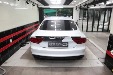 아우디 RS7 블랙크롬 전체랩핑 제거 과정 / 서울 양천