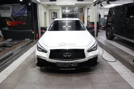 인피니티 Q50 문라이트화이트 오루즈 앞뒤범퍼 교체 바디킷 어디서? / 서울 양천