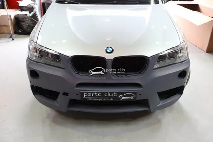 [파츠클럽] BMW F25 X3 앞범퍼 보험수리 교체 / 서울 양천 신정동