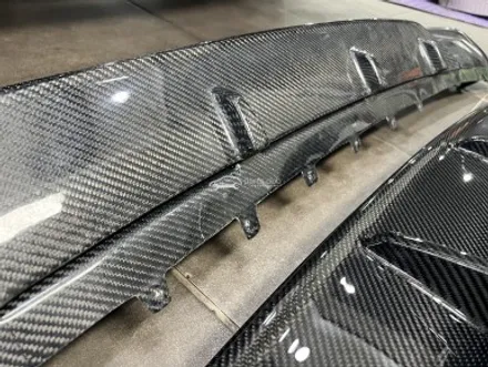 벤츠 W176 A45 AMG 뒷범퍼 사고 카본 디퓨져 교체 랩핑 재시공 보험처리 / 서울 양천