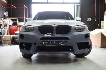 [파츠클럽] BMW F25 X3 앞범퍼 보험수리 교체 / 서울 양천 신정동
