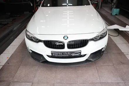 [파츠클럽] BMW F33 430i 컨버터블 카본 프론트립 사이드미러커버 교체 튜닝 / 서울 양천
