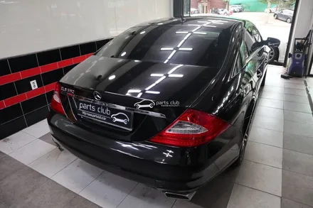 [파츠클럽] 벤츠 W219 CLS350 유광블랙 전체랩핑 다이아몬드 그릴 교체 / 서울 양천