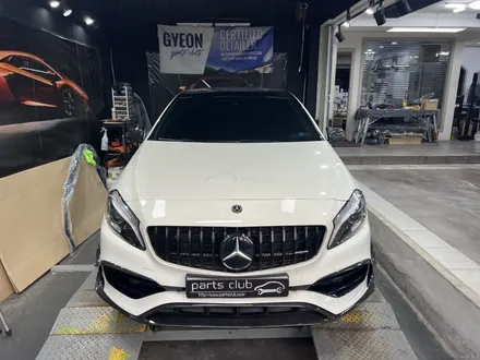 벤츠 W176 A45 AMG 앞범퍼 카본 카나드윙 교체 / 서울 양천