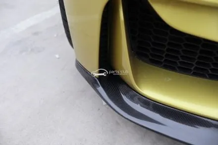 BMW F82 M4 오스틴옐로우 V타입 카본 프론트립 장착 / 서울 양천 신정동