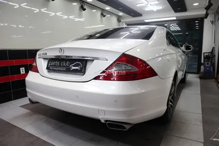 [파츠클럽] 벤츠 W219 CLS350 유광블랙 전체랩핑 다이아몬드 그릴 교체 / 서울 양천