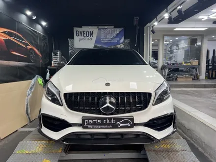 벤츠 W176 A45 AMG 앞범퍼 카본 카나드윙 교체 / 서울 양천
