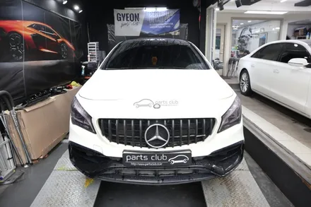 [파츠클럽] 벤츠 W117 CLA45 AMG 디스트로닉 엠블럼 장착이 가능할까? / 서울 양천
