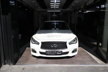 인피니티 Q50 문라이트화이트 오루즈 앞뒤범퍼 교체 바디킷 어디서? / 서울 양천