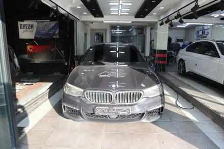 BMW G30 M550i 사이드미러 파손으로 깜박이 부품 수리 및 교체 드라이카본 M타입 뿔미러 / 서울 양천