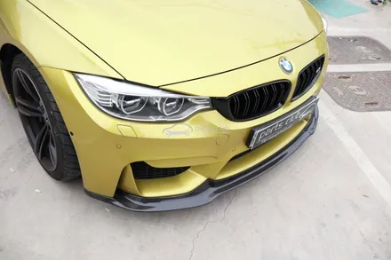 BMW F82 M4 오스틴옐로우 V타입 카본 프론트립 장착 / 서울 양천 신정동