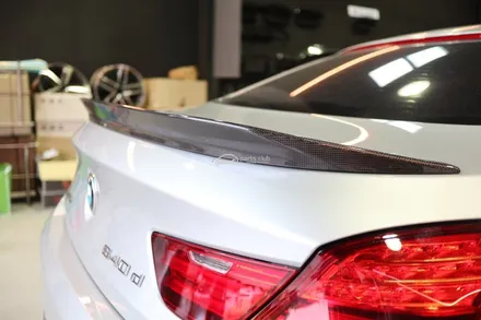 [파츠클럽] BMW 6시리즈 F06 640d 3D디자인 카본 스포일러 장착 :: 자동차용품 쇼핑몰 / 서울 양천 신정동