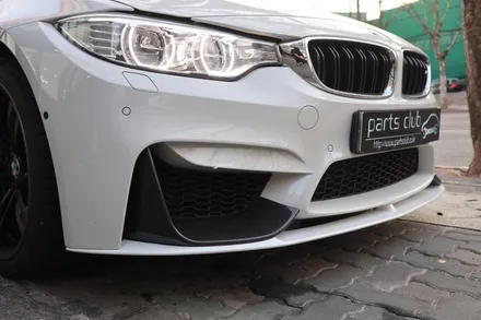 [파츠클럽] BMW F82 M4 퍼포먼스 프론트립 에어뎀 장착 / 서울 양천 신정동