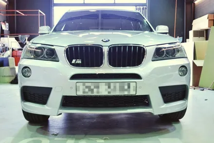 [파츠클럽] BMW F25 X3 앞범퍼 보험수리 교체 / 서울 양천 신정동