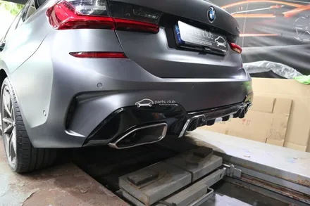 BMW G21 m340i 투어링 리얼카본으로 풀 바디킷 (프론트립, 스포일러, 사이드미러커버, 그릴) / 서울 양천