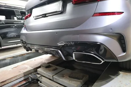 BMW G21 m340i 투어링 리얼카본으로 풀 바디킷 (프론트립, 스포일러, 사이드미러커버, 그릴) / 서울 양천