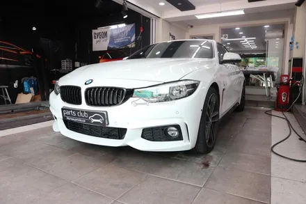 [파츠클럽] BMW F33 430i 컨버터블 카본 프론트립 사이드미러커버 교체 튜닝 / 서울 양천