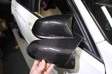 [파츠클럽] BMW 사이드미러 커버 수전사와 리얼카본 차이점 비교 / 서울 양천