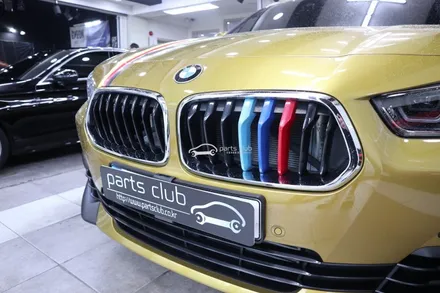 [파츠클럽] BMW F39 X2 갈바닉골드 유광블랙 키드니 그릴 교체 / 서울 양천