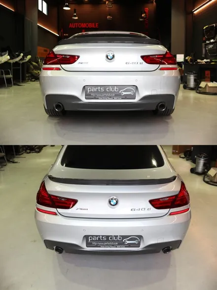 [파츠클럽] BMW 6시리즈 F06 640d 3D디자인 카본 스포일러 장착 :: 자동차용품 쇼핑몰 / 서울 양천 신정동