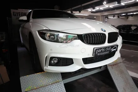 [파츠클럽] BMW F33 430i 컨버터블 카본 프론트립 사이드미러커버 교체 튜닝 / 서울 양천