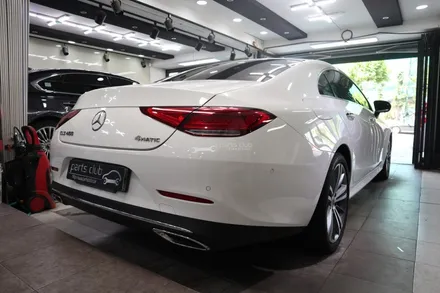 [파츠클럽] 벤츠 C257 CLS400d CLS53 AMG 뒷범퍼 바디킷 GT 세로그릴 교체 / 서울 양천