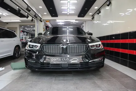 [파츠클럽] BMW G30 520i 럭셔리 안개등크롬 포인트 랩핑 올블랙 만들기 / 서울 양천