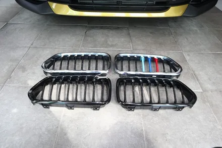 [파츠클럽] BMW F39 X2 갈바닉골드 유광블랙 키드니 그릴 교체 / 서울 양천