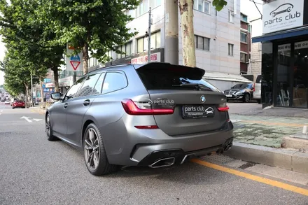 BMW G21 m340i 투어링 리얼카본으로 풀 바디킷 (프론트립, 스포일러, 사이드미러커버, 그릴) / 서울 양천