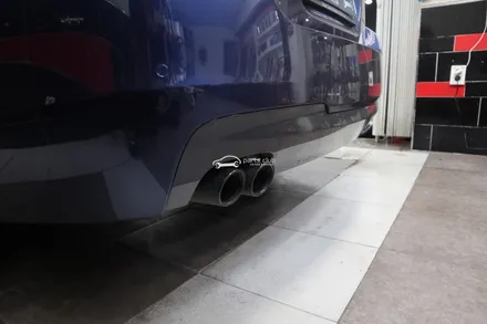 [파츠클럽] BMW 520d 듀얼배기 M5 룩 디퓨져 교체 / 서울 양천