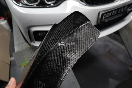 BMW F32 420d 퍼포먼스 P타입 카본 프론트립 장착 튜닝 앞범퍼 개조 / 서울 양천