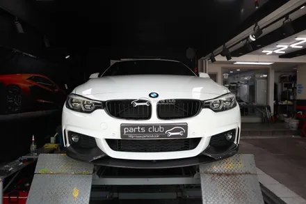 [파츠클럽] BMW F33 430i 컨버터블 카본 프론트립 사이드미러커버 교체 튜닝 / 서울 양천