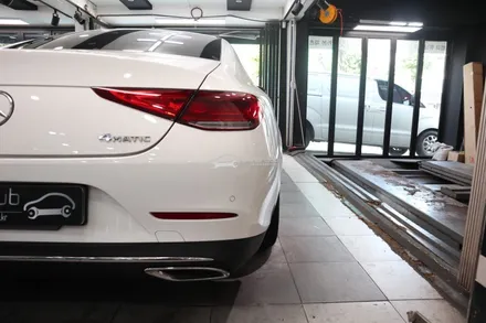 [파츠클럽] 벤츠 C257 CLS400d CLS53 AMG 뒷범퍼 바디킷 GT 세로그릴 교체 / 서울 양천