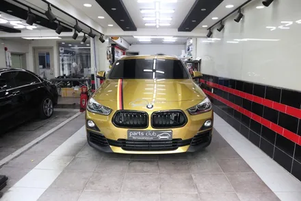[파츠클럽] BMW F39 X2 갈바닉골드 유광블랙 키드니 그릴 교체 / 서울 양천