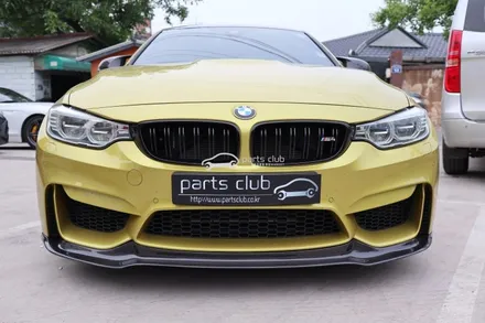 BMW F82 M4 오스틴옐로우 V타입 카본 프론트립 장착 / 서울 양천 신정동