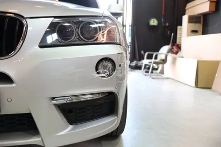 [파츠클럽] BMW F25 X3 앞범퍼 보험수리 교체 / 서울 양천 신정동