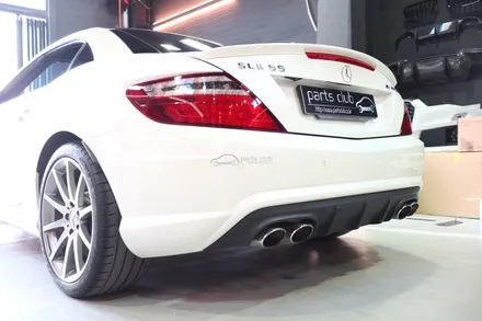 [파츠클럽] 벤츠 SLK55 AMG R172 커스텀배기 배기음 튜닝 / 서울 양천 신정동