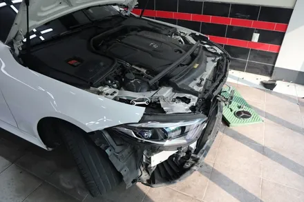 [파츠클럽] 벤츠 C257 CLS400d CLS53 AMG 뒷범퍼 바디킷 GT 세로그릴 교체 / 서울 양천
