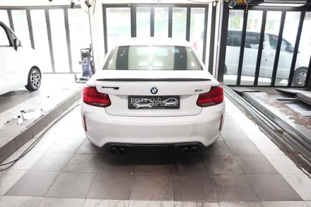 [파츠클럽] BMW F87 M2 뒷범퍼 사고 퍼포먼스 카본 디퓨져 교체 / 서울 양천