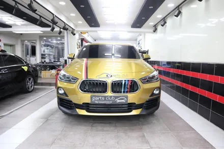 [파츠클럽] BMW F39 X2 갈바닉골드 유광블랙 키드니 그릴 교체 / 서울 양천