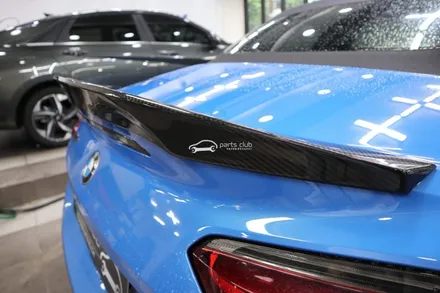 BMW G29 Z4 m40i 미사노블루 TRD 타입 드라이카본 스포일러 장착 사진 / 서울 양천