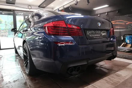 [파츠클럽] BMW 520d 듀얼배기 M5 룩 디퓨져 교체 / 서울 양천